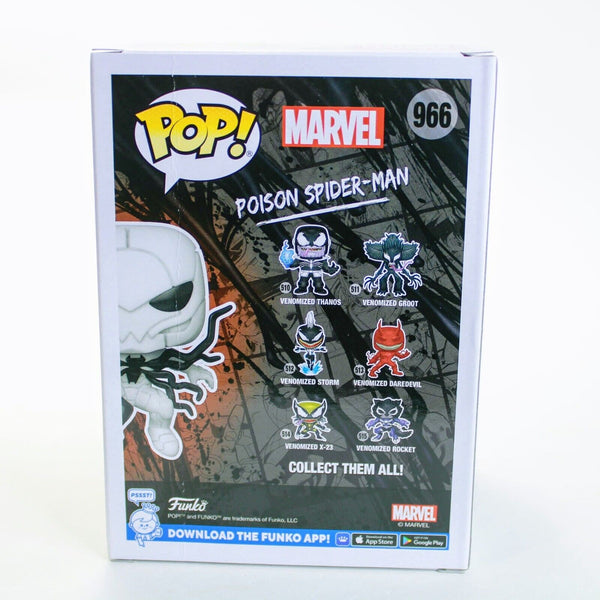 Funko Pop Marvel Venom Poison Spider-Man Exclusive CHASE Set of 2 Figures # 966