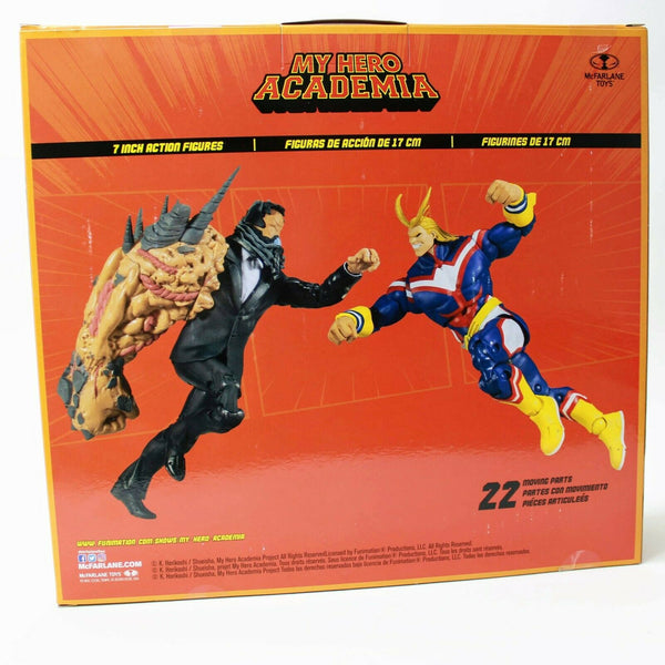 My Hero Academia McFarlane Toys All Might vs All for One 7" Action Figure 2-Pack