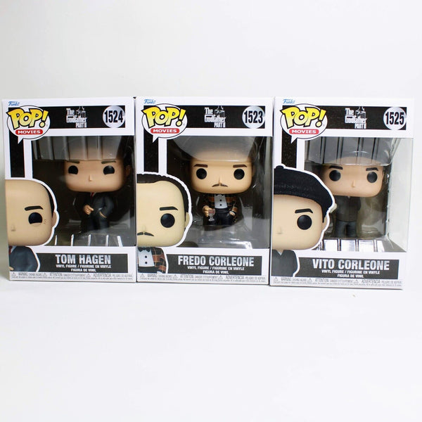 Funko Pop Movies - The Godfather Part II Set of 3 - Vito & Fredo Corleone & Tom