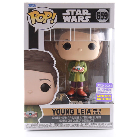 Funko Pop! Star Wars: Obi-Wan Kenobi Young Leia w/ Lola 2023 SDCC Exclusive 659