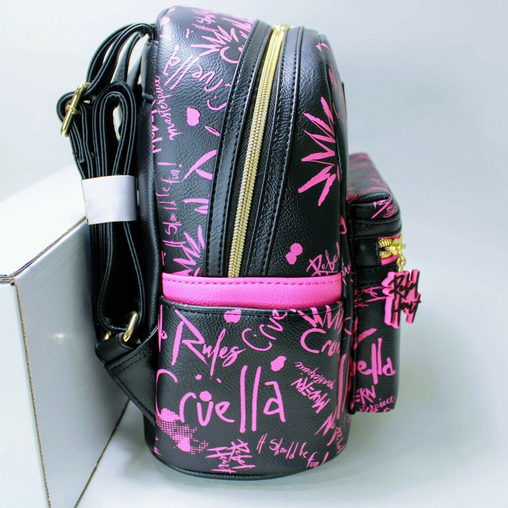 cruella mini backpack Loungefly Cruella Backpack Disney Graffiti Mini Backpack Exclusive