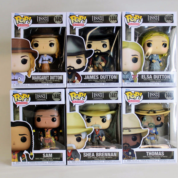 Funko Pop Television 1883 Complete Set of 6 - Elsa James Margaret Dutton Sam