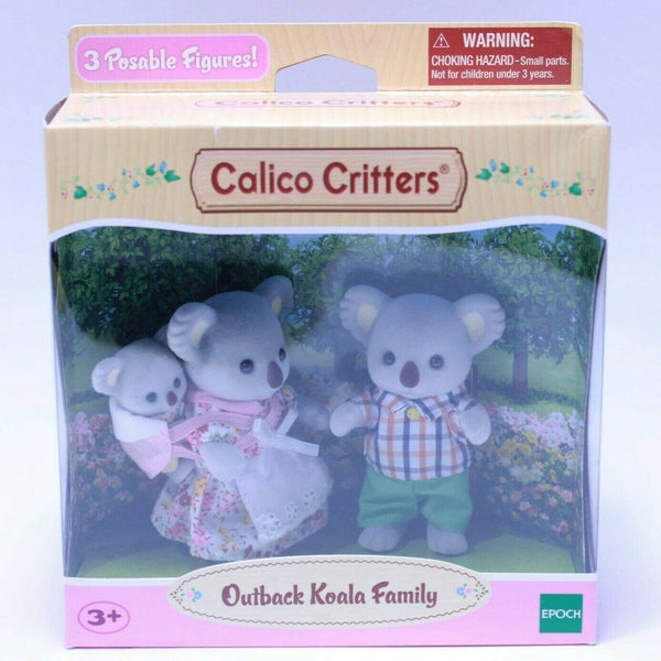 Calico Critters - Outback Koala Family - Set of 3 Dolls including lil Baby Koala