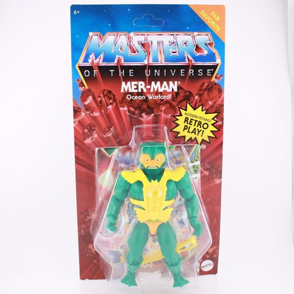 Masters of the Universe Origins Mer-Man - MOTU Unpunched Retro Action Figure
