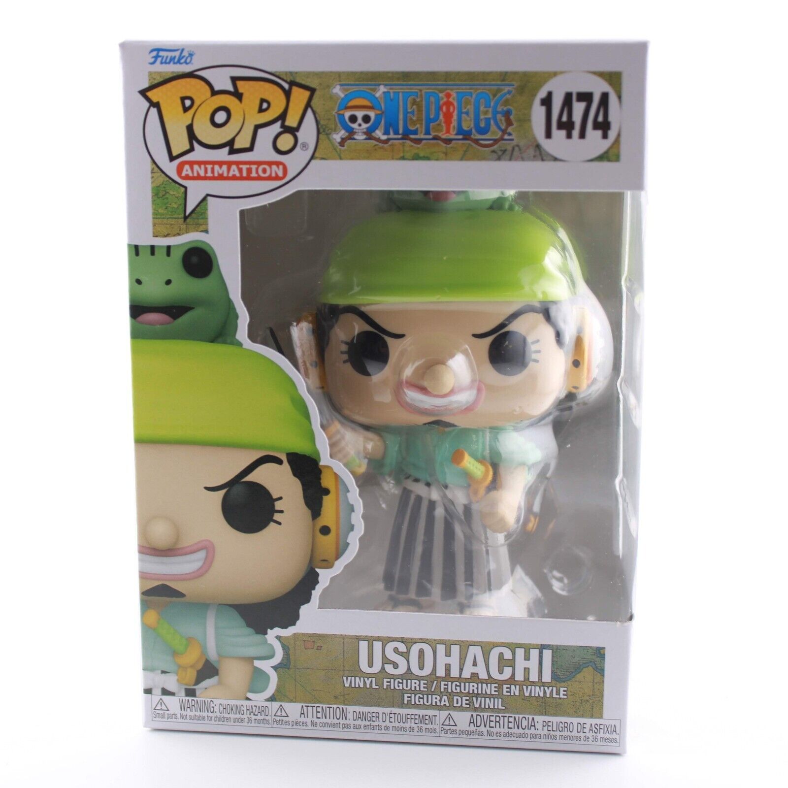 Funko POP! Animation: One Piece Usohachi (Usopp Wano) 4.55-in Vinyl Figure