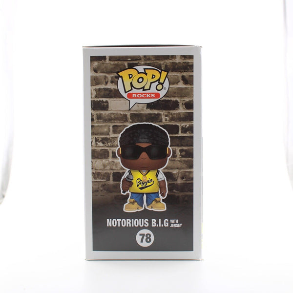 Funko Pop Rocks Notorious B.I.G. with Jersey- Rap Music Vinyl Figure # 78