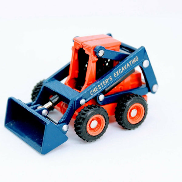 ERTL - F858 - Chester's Excavating Truck, Trailer & Skid Steer