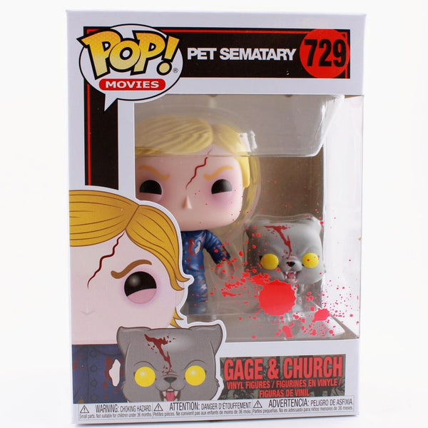 Funko POP Movies - Pet Sematary Gage & Church Horror Vinyl Figure #729