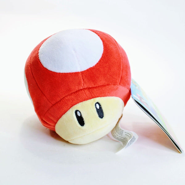 Super Mario World of Nintendo 6" Red Mushroom Plush with Sound