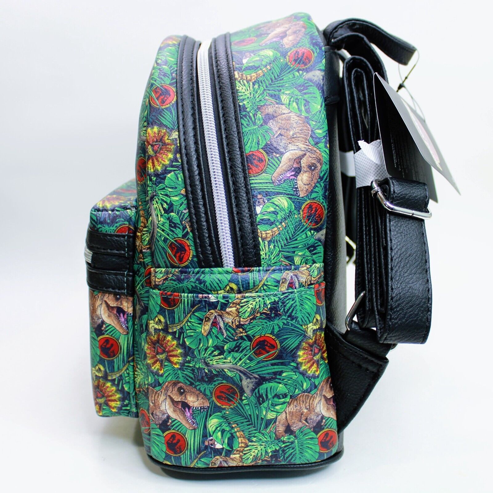 Loungefly Jurassic Park Dinosaur Jungle Mini Backpack Bag  display picture 1