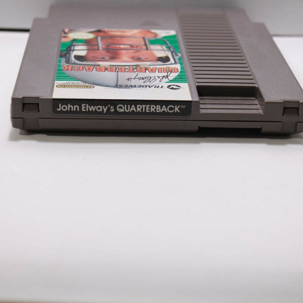 Nintendo NES Game with Manual - John Elway Quarterback Cleaned, Tested & Working