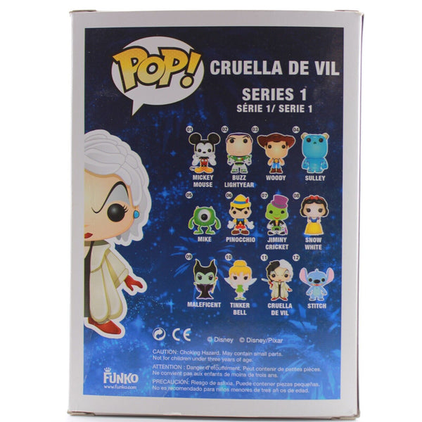 Funko Pop Disney Series 1 Cruella De Vil - Retired Vaulted Vinyl Figure # 11