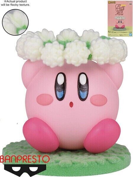Banpresto Kirby Fluffy Puffy - Mine Play in the Flowers Kirby Version B Figure