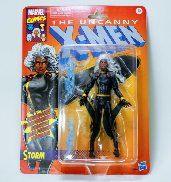 X-Men Marvel Legends Retro Storm - Black Costume Variant 6" Action Figure Mint on Card