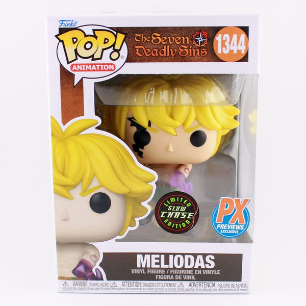 Funko Pop The Seven Deadly Sins CHASE Meliodas Demon Mode PX Exclusive # 1344