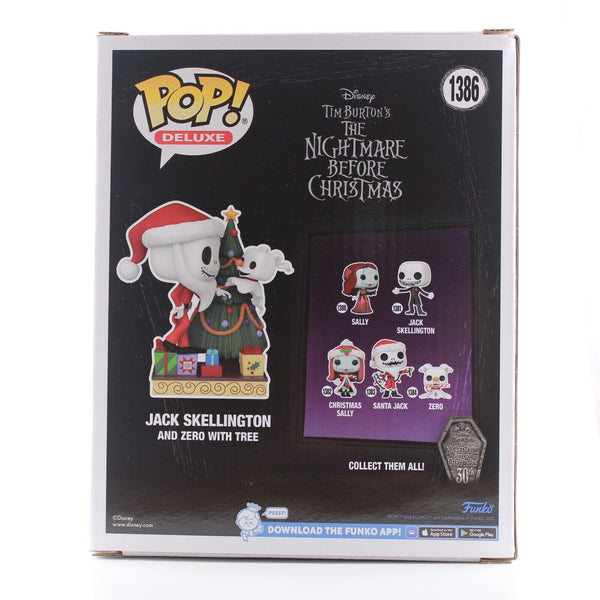 Funko Pop Nightmare Before Christmas - Santa Jack Skellington & Zero w/Tree 1386