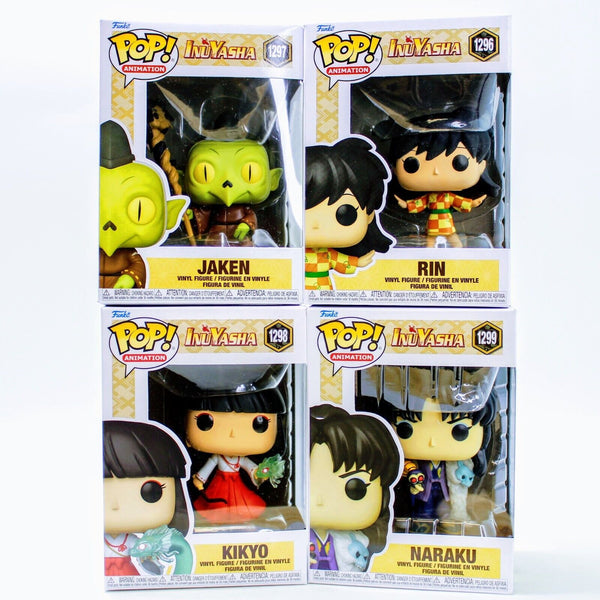 Funko Pop Anime Inuyasha Set of 4 - Jaken / Rin / Kikyo / Naraku Vinyl Figure