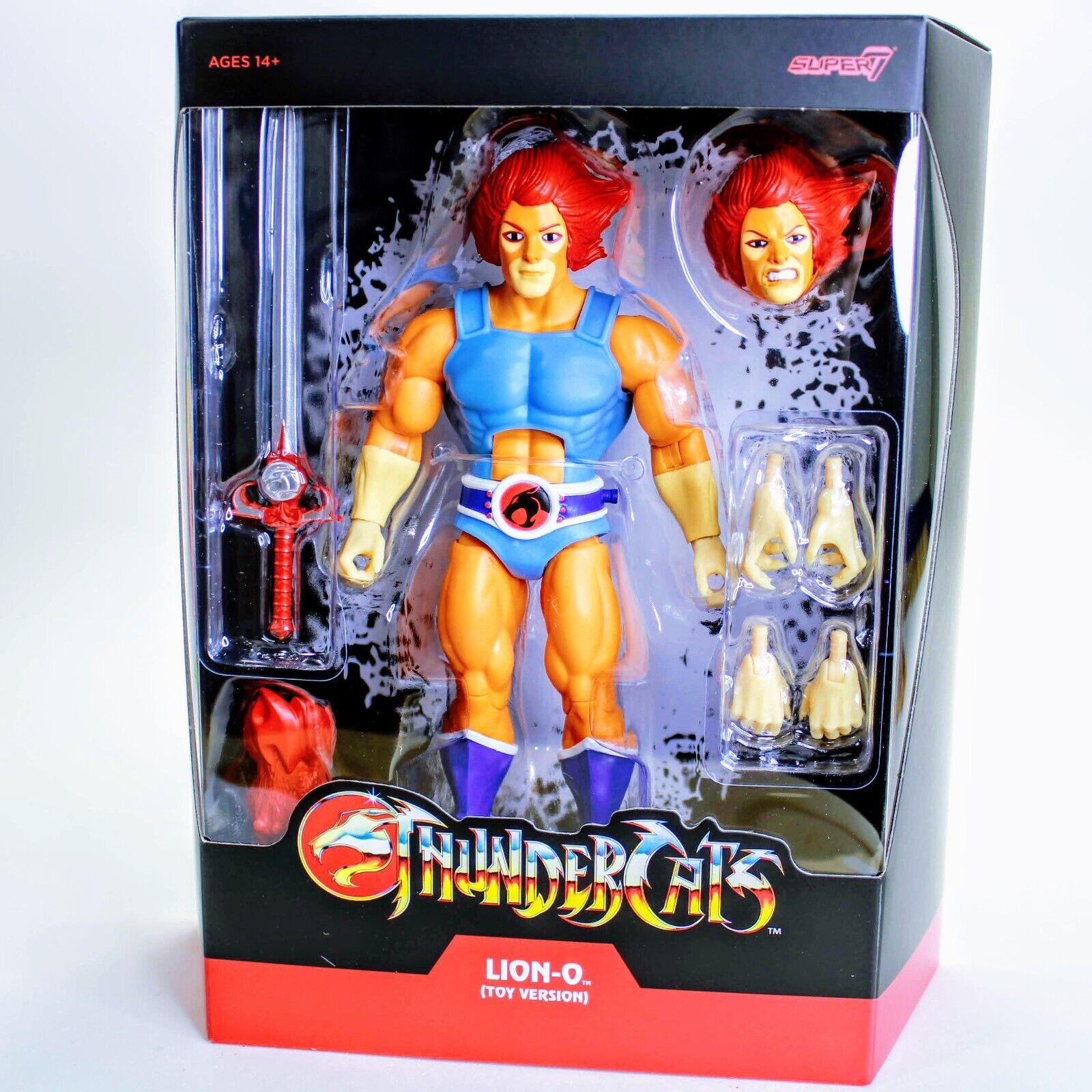 Super7 Thundercats Lion-O Ultimates - Toy Recolor 7” Action Figure Wave 6