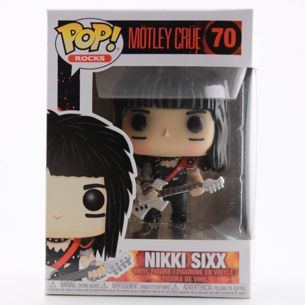Funko Pop Music Rocks Motley Crue - Nikki Sixx Figure # 70