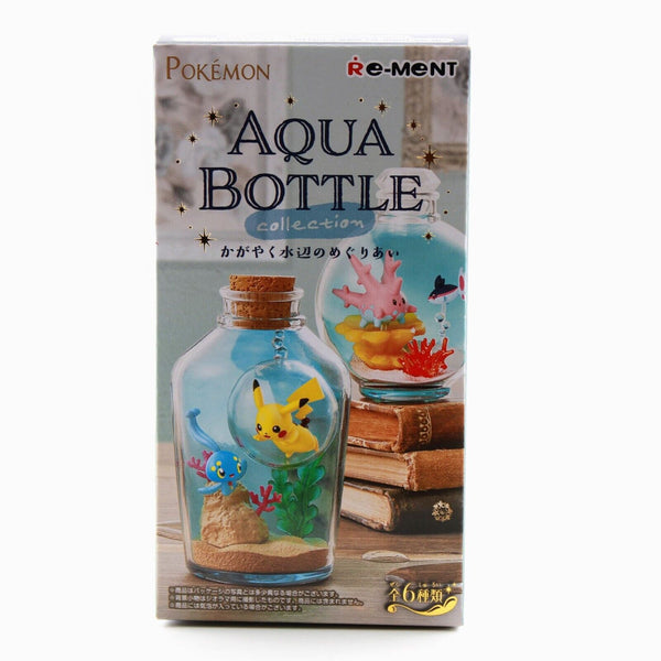 Re-ment Pokemon Aqua Bottle Blind Box Figure - Pikachu / Vaporeon ++