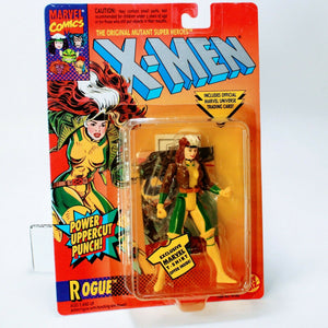 X-Men Marvel Comics Rogue w/ Power Punch - Vintage Toybiz 4.75" Action Figure