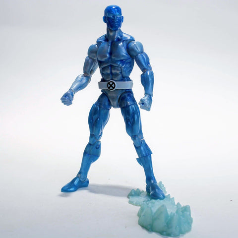 Marvel Legends Retro X-Men Collection: Iceman Action Figure CUSTOM Blue Paint