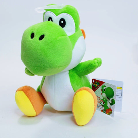Super Mario Green Yoshi 7" Plush All Star Collection - Sanei Nintendo