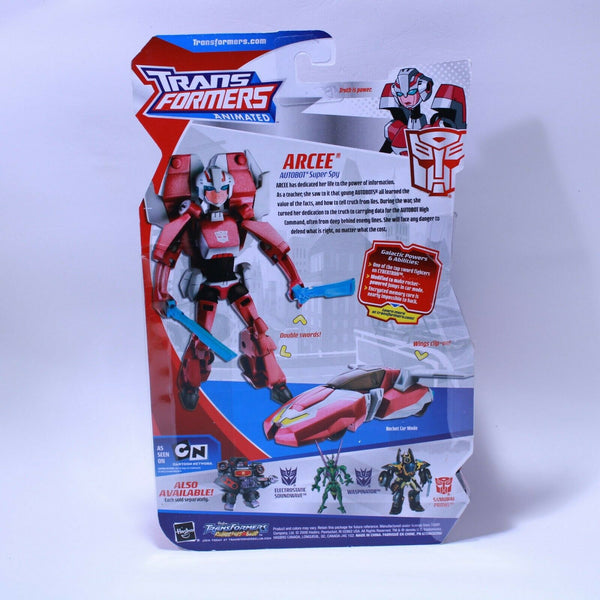 Transformers Animated Deluxe Autobot Arcee - G1 Deco Toysr TRU Exclusive MOSC