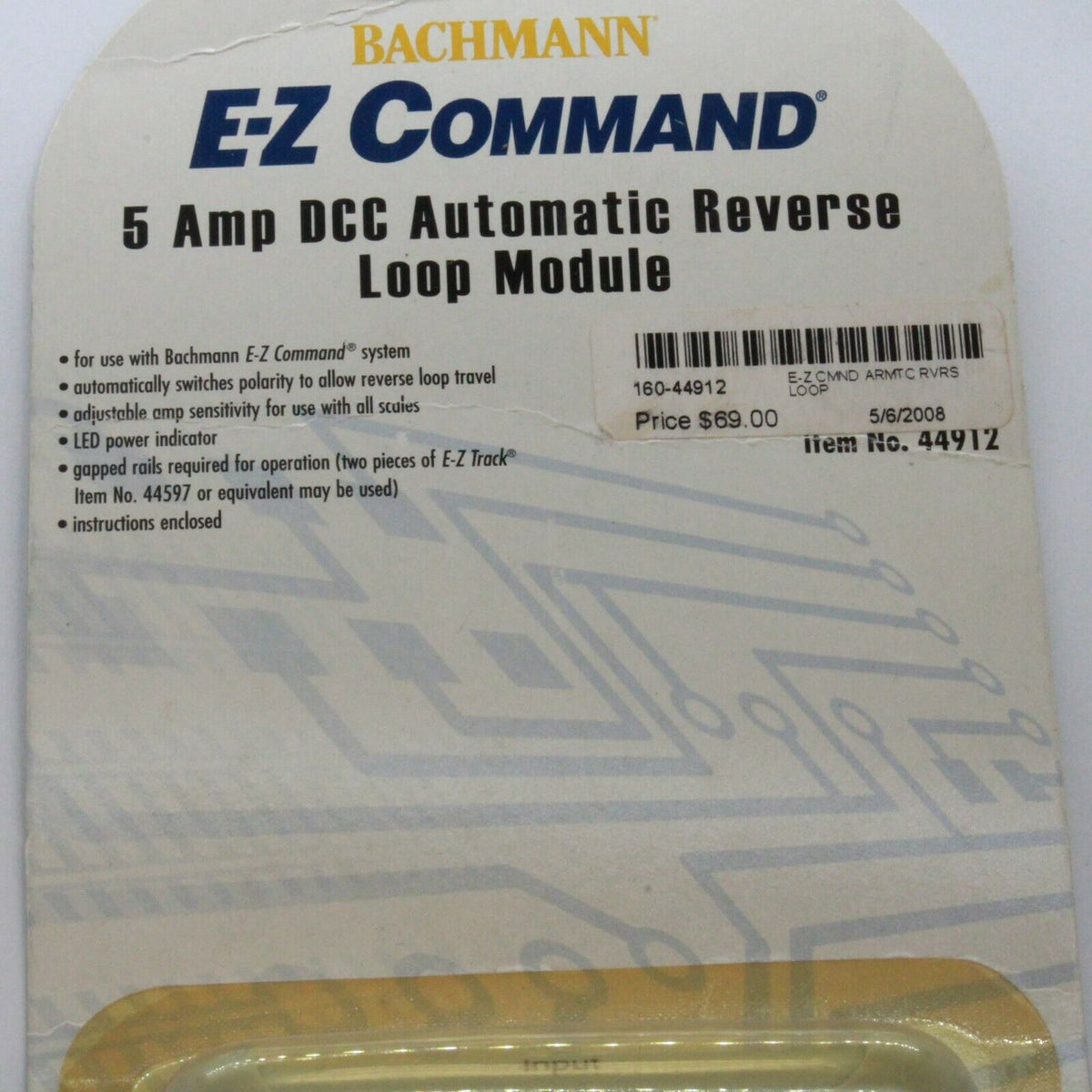 HO Scale Model Train - Bachmann E-Z Command 5 Amp DCC Auto Reverse Loo ...