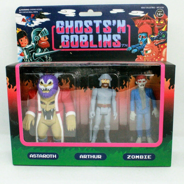 Capcom Ghosts 'N Goblins Action Figure 3 Pack - Arthur / Astaroth / Zombie A