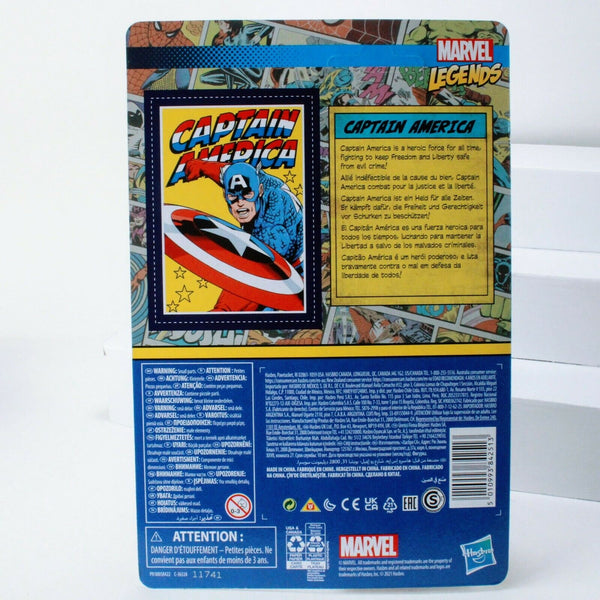 Marvel Legends Retro Collection Captain America - 3.75" Action Figure Kenner