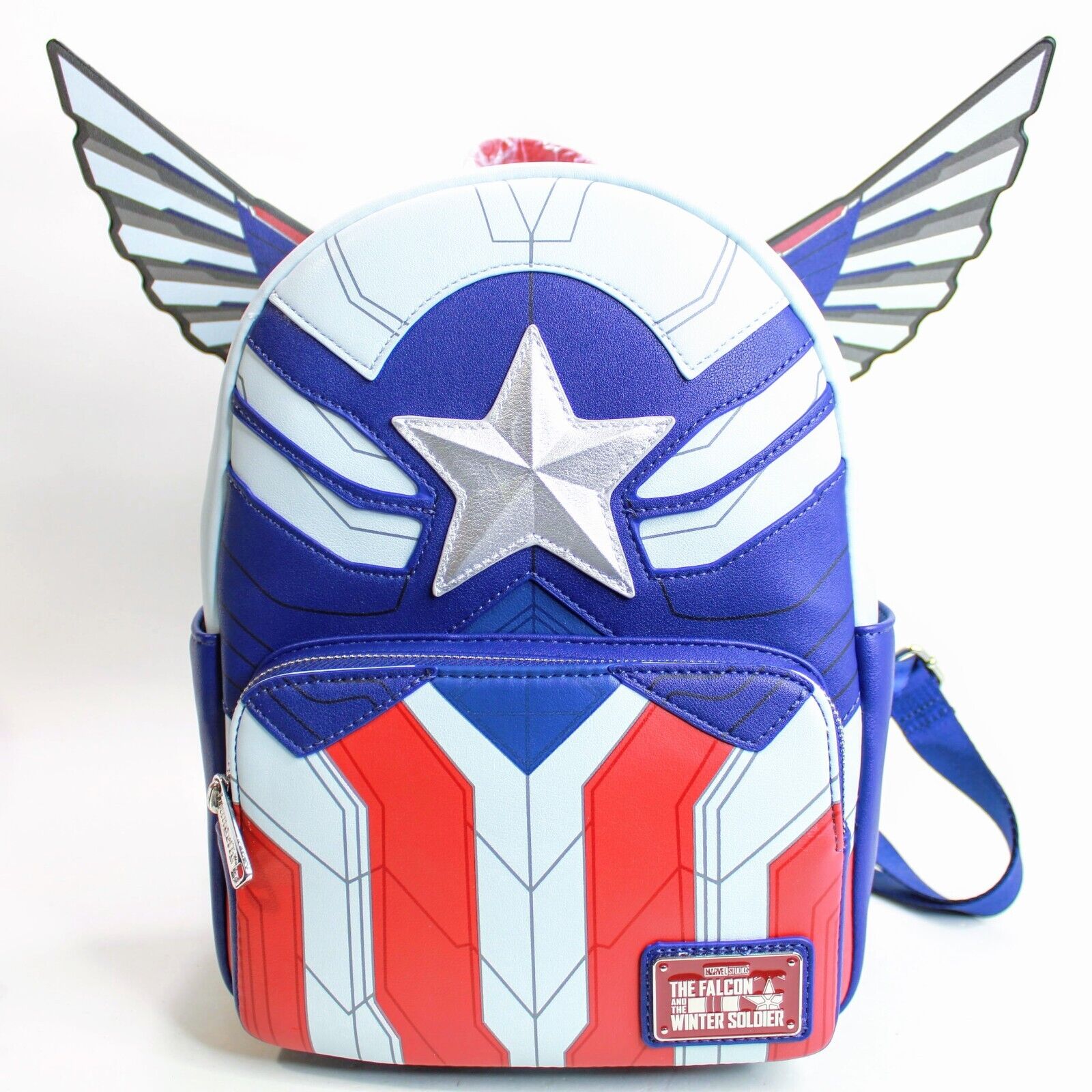 New Captain America newest Falcon Costume Mini Backpack Multi-Color