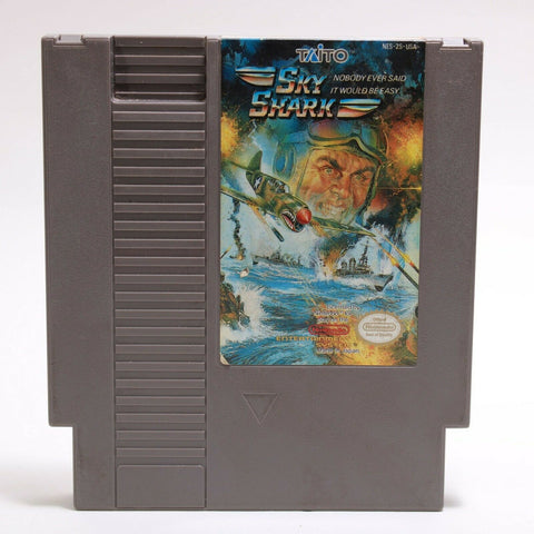 Sky Shark - NES Nintendo - Cleaned, Tested & Working