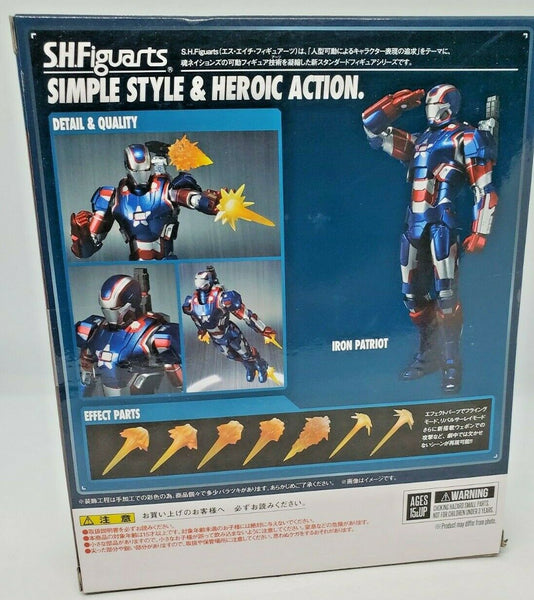 Bandai SH Figuarts IRON PATRIOT Avengers Iron Man 3 Marvel Sealed