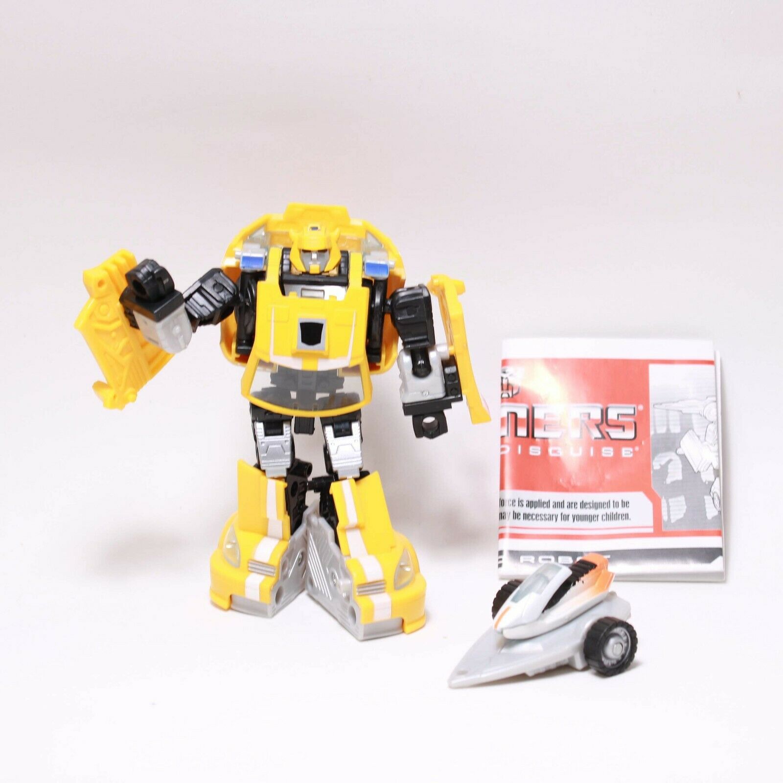 Transformers Classic Deluxe Bumblebee & Wave Crher Jetski 2006 100% Complete