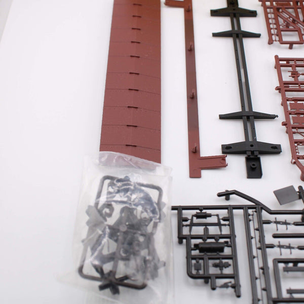 HO scale - LNE 8009 - Red Caboose - 40" Lehigh & NE - Box Car Kit