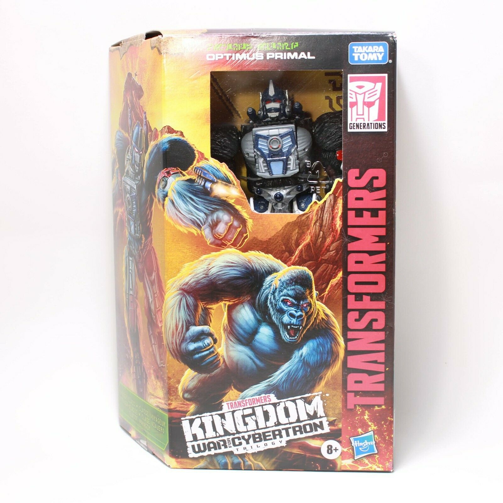 Transformers Kingdom Optimus Primal - Voyager Class War for Cybertron Complete
