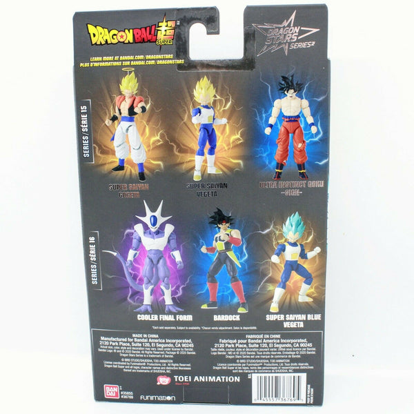 Dragon Ball Z Super Saiyan Vegeta - Dragon Stars Series 15 Action Figure Bandai