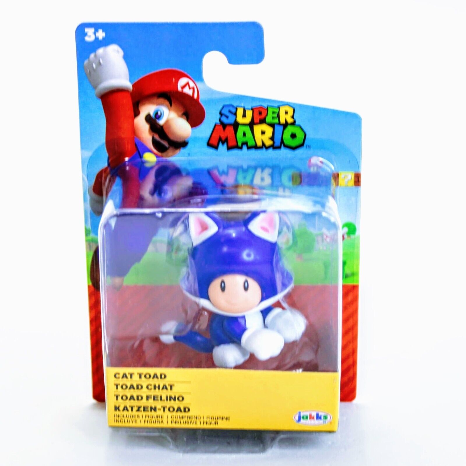 World of Nintendo Super Mario - Cat Toad 2.5" Mini-Figure Jakks Pacific