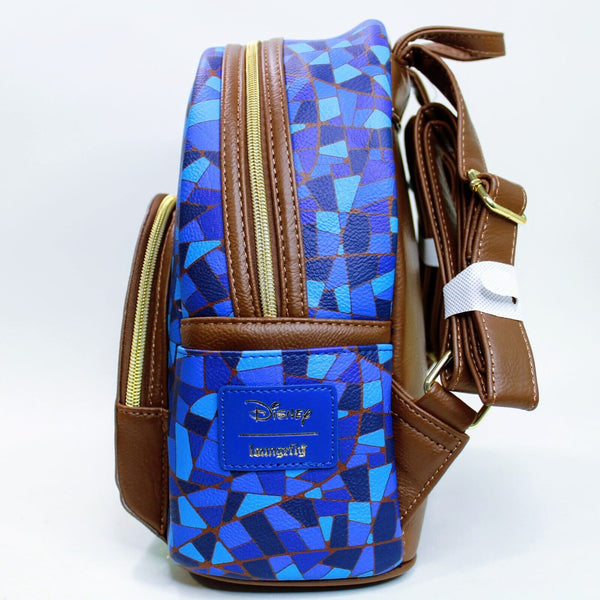 Loungefly Disney Beauty & The Beast Stained-Glass Window Exclusive Backpack Bag