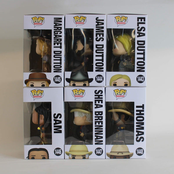 Funko Pop Television 1883 Complete Set of 6 - Elsa James Margaret Dutton Sam