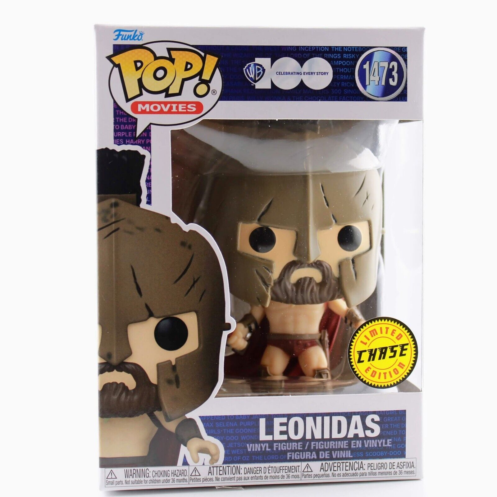 Funko Pop - 300 - Leonidas CHASE - Warner Bros 100 WB100 Vinyl Figure # 1473