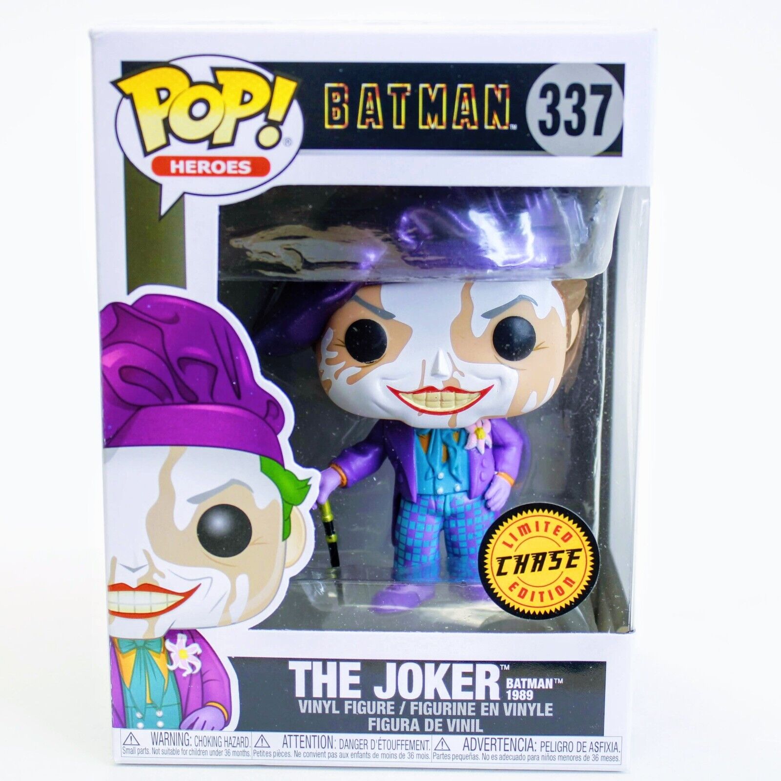 The Joker Batman 1989 + Limited Edition Chase Edition Funko Pop! Figur –  D-Pop