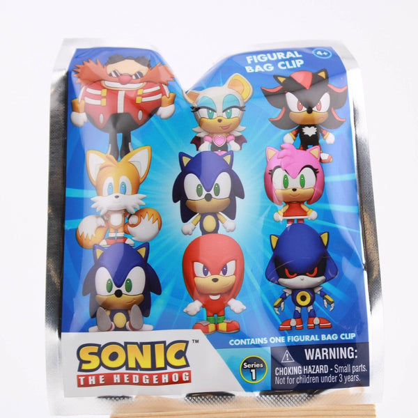 Sonic the Hedgehog 3D Figural Foam Bag Clip Blind Keychain - Shadow Knuckles +