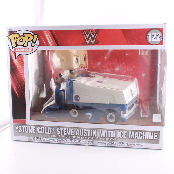 Funko Pop WWE Stone Cold Steve Austin w/ Ice Machine Zamboni Deluxe # 122