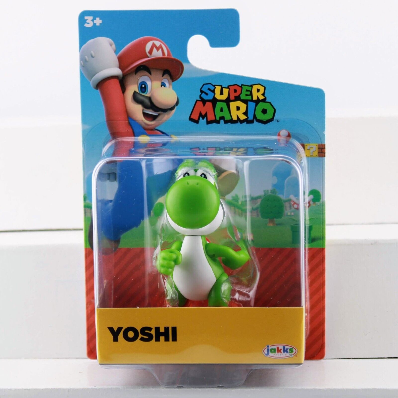 World of Nintendo Super Mario - Green Yoshi 2.5" Figure Jakks Pacific