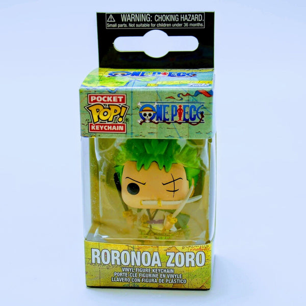 Funko Anime One Piece Pocket Pop Roronoa Zoro Keychain Figure