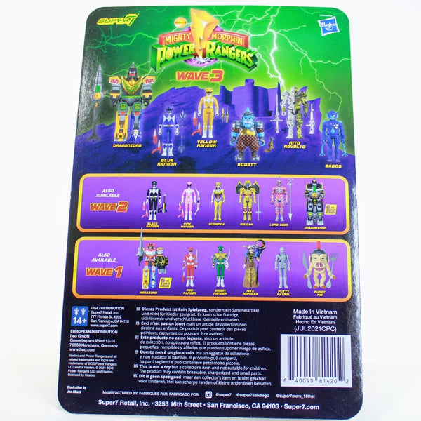 Mighty Morphin Power Rangers Yellow Ranger - 3.75" ReAction Action Figure Super7