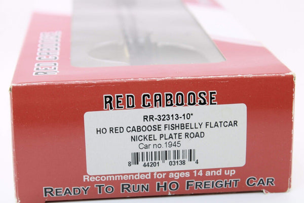 HO scale - NPR 1945 - Red Caboose - Fishbelly Flat Car - BLT 2-29