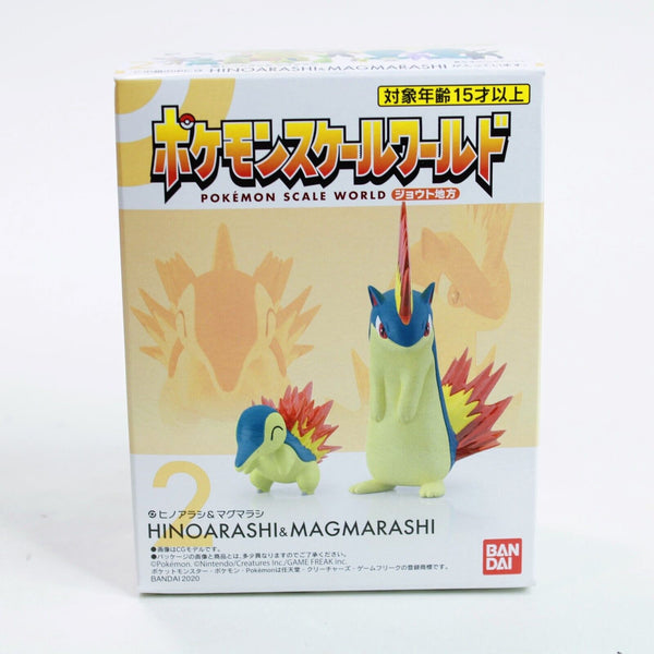 Pokemon Scale World Johto Region - Cyndaquil & Quilava Figure 1/20 Scale